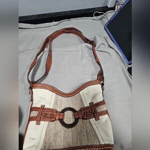 BOC Tan and Cream Shoulder Bag